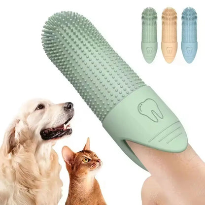 360° Dog Finger Toothbrush – Silicone Dental Cleaner