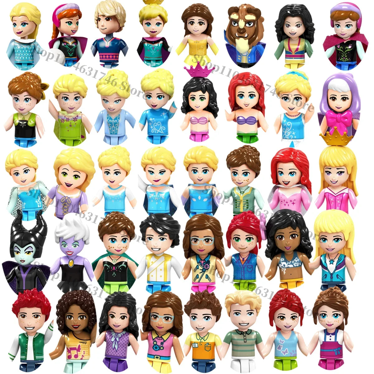 Disney Princess Mini Building Block Figures – 45 Designs
