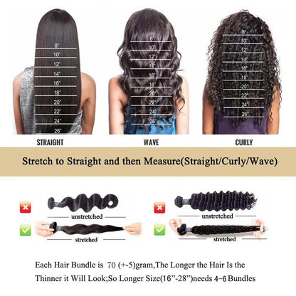 Loose Deep Wave Lace Front Wig Human Hair 13x4 13x6 HD