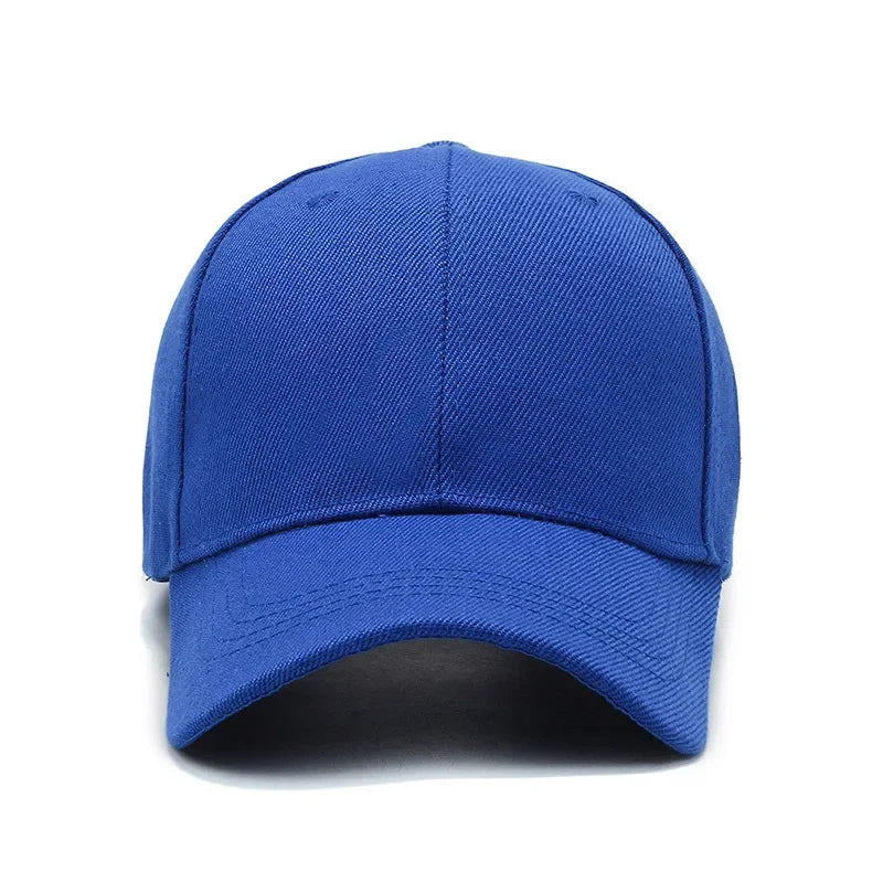 Plain Baseball Cap – Unisex Adjustable Snapback Dad Hat
