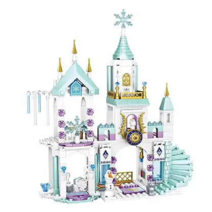 Frozen Princess Snow Castle Building Blocks Set – 360 Pcs DIY Toy