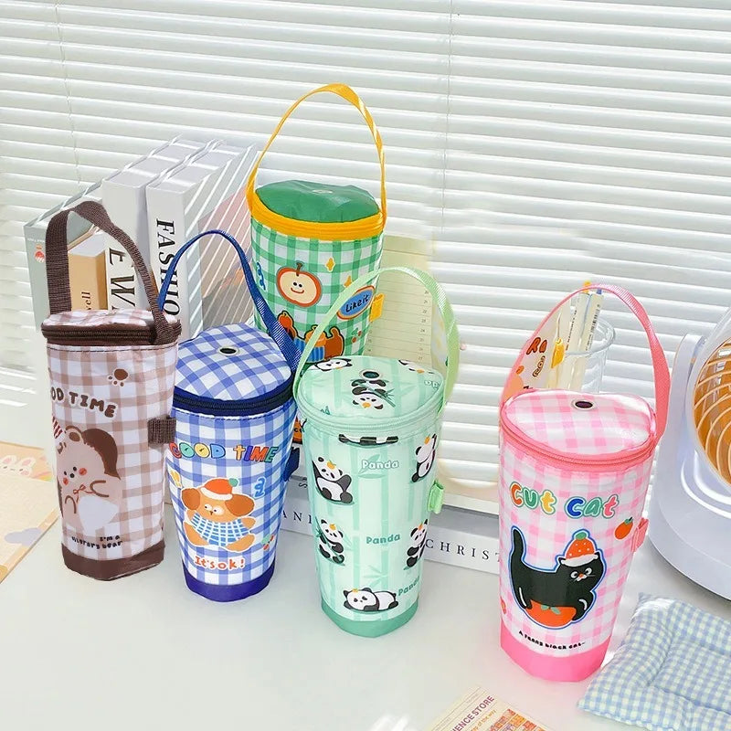 Insulated Cup Carrier Tote Bag – Portable Drink Holder with Handle