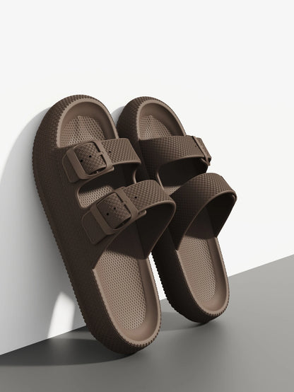 Men S Outdoor Thick Sole Sandals - Non-Slip Shower Slippers Bathroom - Thick