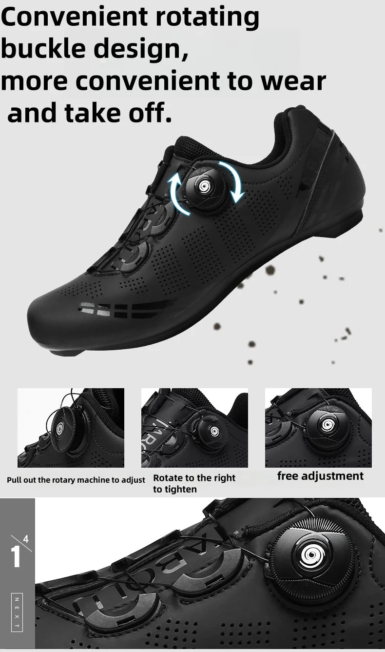 MTB Cycling Shoes Unisex – SPD Cleat Compatible, Non-Slip Road & Mountain Bike Shoes