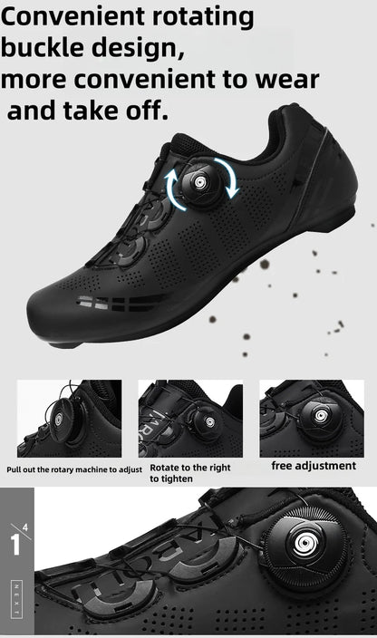 MTB Cycling Shoes Unisex – SPD Cleat Compatible, Non-Slip Road & Mountain Bike Shoes
