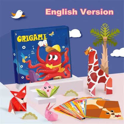 Kids Origami Paper Craft Kit – 54 & 108 Pages DIY Folding Book