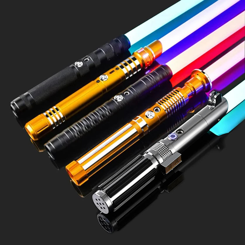 RGB Lightsaber with Metal Handle – 16-Color LED, Sound Effects & Dueling Blade