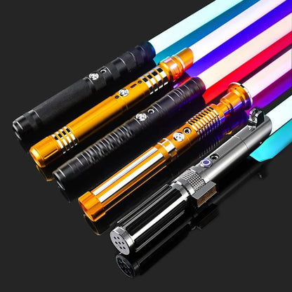 RGB Lightsaber with Metal Handle – 16-Color LED, Sound Effects & Dueling Blade