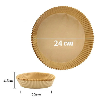 Air Fryer Disposable Paper Liners – Round & Square
