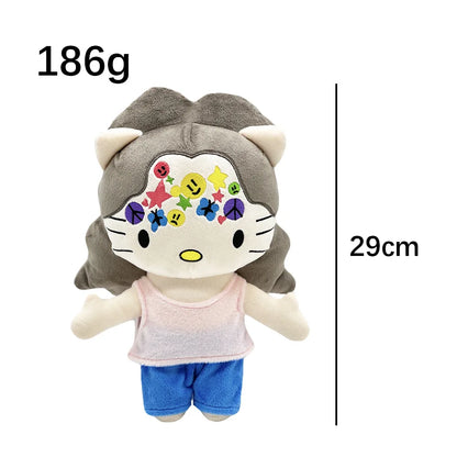 Hip-Hop Cat Plush Toy Doll – Rapper Style Stuffed Animal