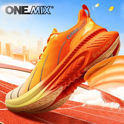 Cushioning Running Shoes Unisex – Non-Slip, Lace-Up Sports Sneakers for Heavy Runners