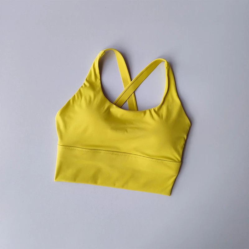 High-Impact Sports Bra with Fixed Removable Pads