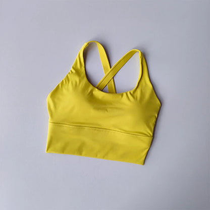 High-Impact Sports Bra with Fixed Removable Pads