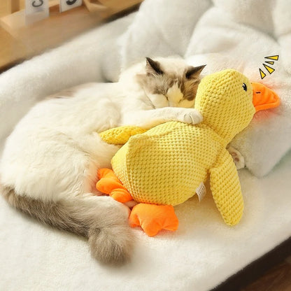 Squeaky Plush Duck Dog Toy – Soft Chew Toy for Dogs