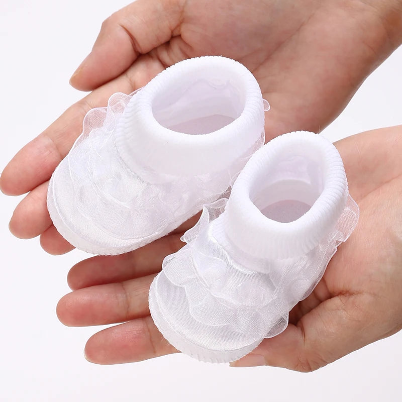 Baby Soft Sole Shoes – Newborn & Infant First Walker Crib Shoes