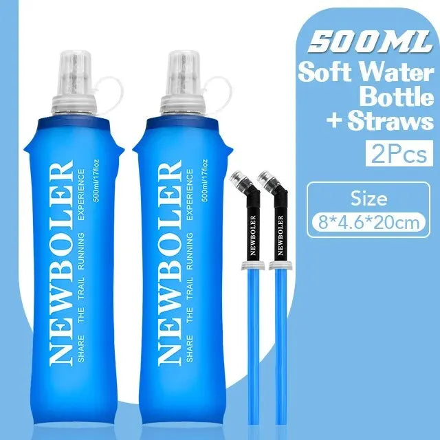 Collapsible Soft Flask Water Bottle for Running – 250ml / 500ml