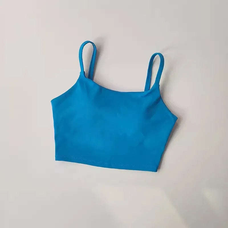 Women's Push-Up Sports Bra with Fixed Removable Pads