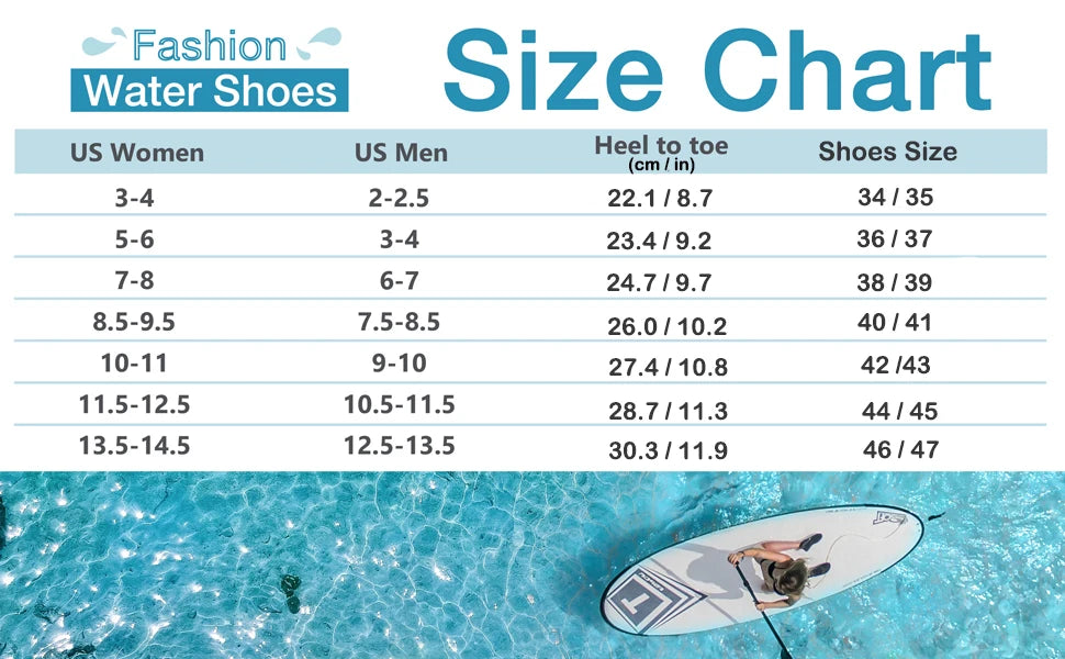 Unisex Water Shoes Barefoot Aqua Socks Beach Swimming Shoes