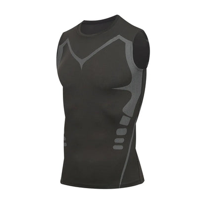 Men's Compression Tank Top – Quick-Dry Sleeveless Gym Vest