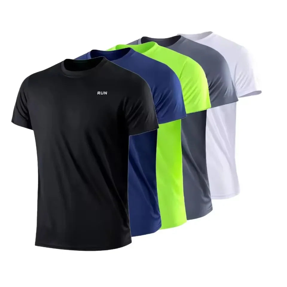 Men's Quick-Dry Running T-Shirt – Lightweight Gym Sports Top