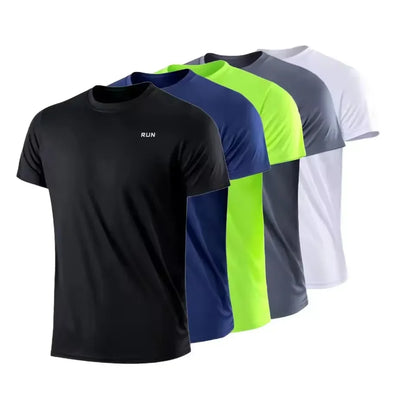 Men's Quick-Dry Running T-Shirt – Lightweight Gym Sports Top