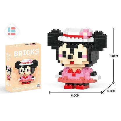 Disney Tsum Tsum Mini Building Blocks – Cartoon Micro Brick Figures