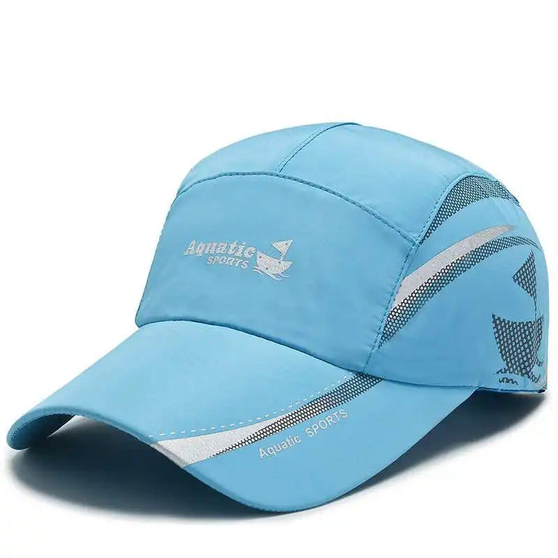 Aquatic Sports Embroidered Baseball Cap – Lightweight Mesh Unisex Hat