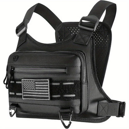 Tactical Chest Bag – Outdoor Vest Pack for Running & Cycling