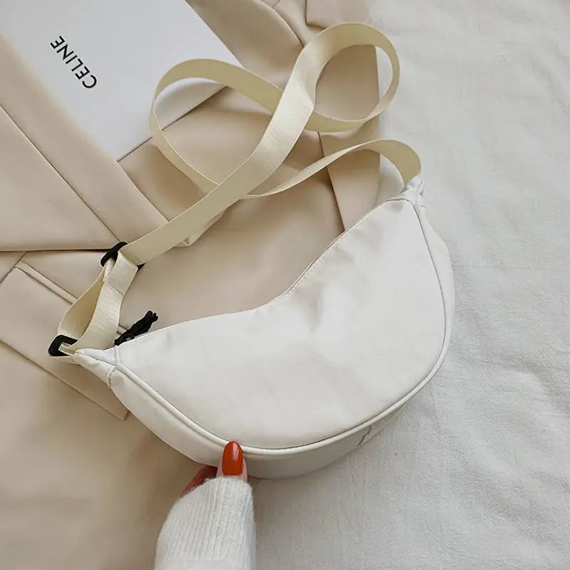Crossbody Shoulder Bag – Casual Lightweight Crescent Messenger Bag