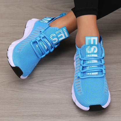Women's Mesh Sneakers – Lightweight Breathable Athletic Walking Shoes
