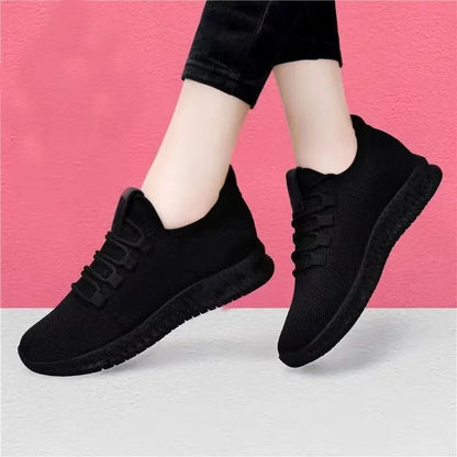 Platform Sneakers for Women – Breathable Non-Slip Casual Shoes