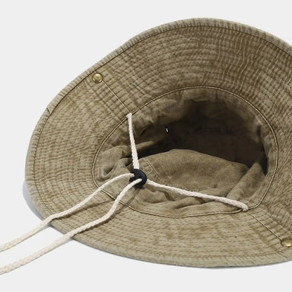 Cotton Bucket Hat – Outdoor Sun Cap for Men & Women