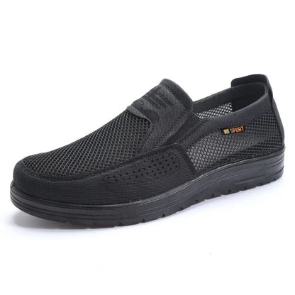 Men's Breathable Mesh Slip-On Casual Shoes – Chunky Sole