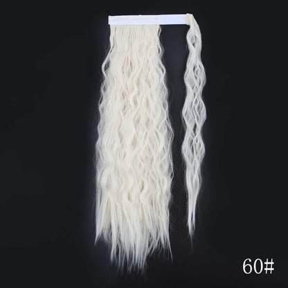 Wrap Around Ponytail Extension – Long Straight Synthetic Clip-In