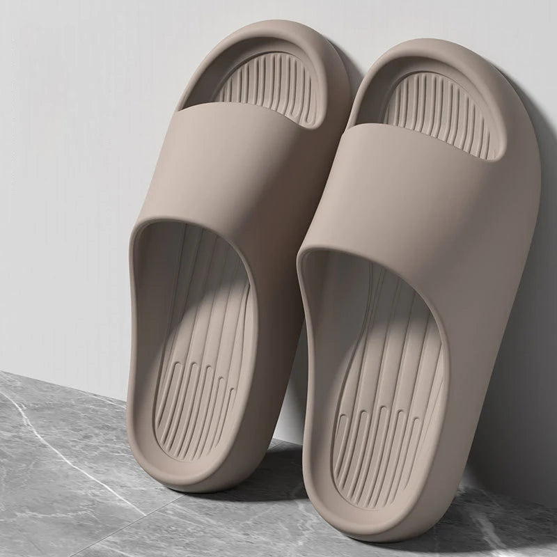 Big Size 50 51 Summer Slippers Men Women Eva Lightweight Open Toe Quick Dry Home Slides Flat Sandals