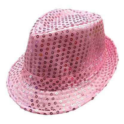 Sequin Jazz Fedora Hat – Party, Dance & Cosplay