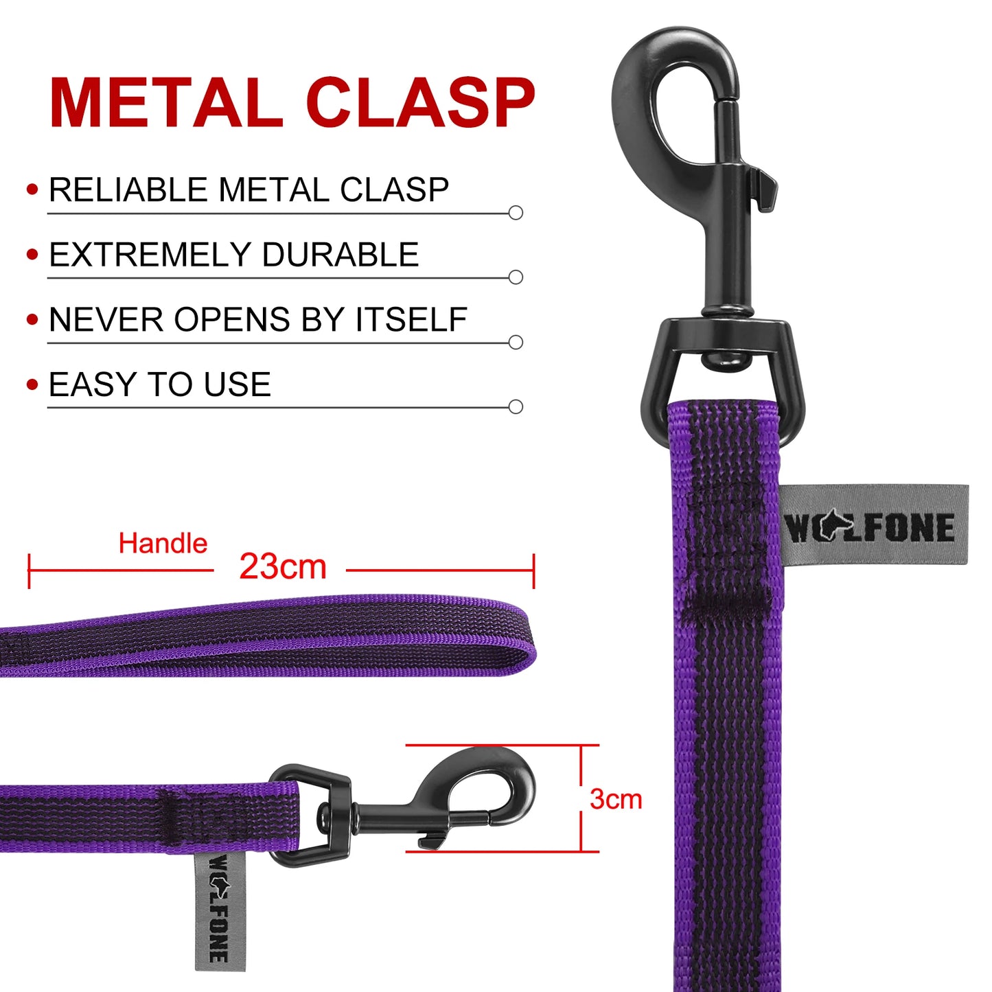 Long Dog Training Leash – Dual Color Nylon Lead 1.5M to 15M