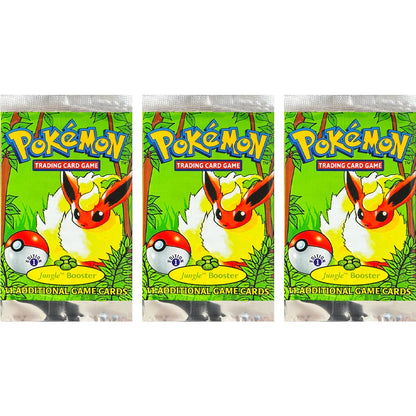 Pokemon TCG Vintage Booster Packs – Base Set, Jungle & Fossil