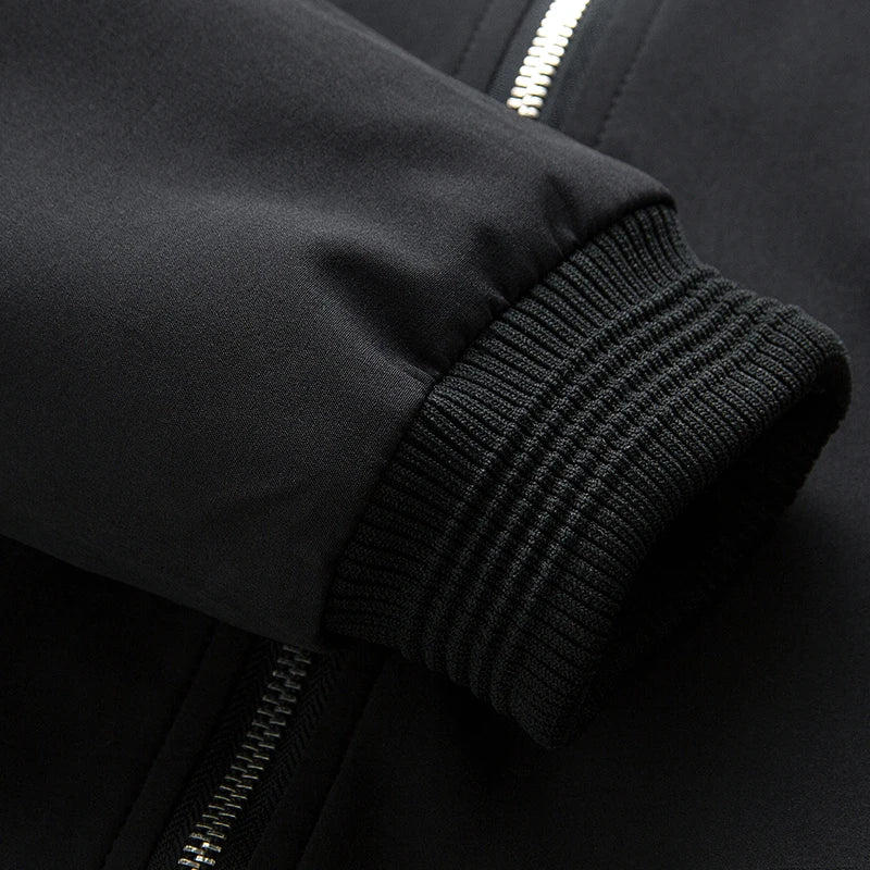 Men's Slim Fit Bomber Jacket – Lightweight Windbreaker Coat