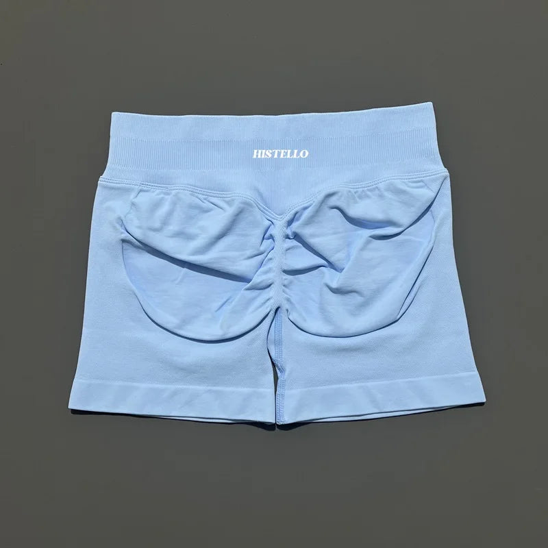 Women's Seamless High-Waist Workout Shorts – Yoga & Gym