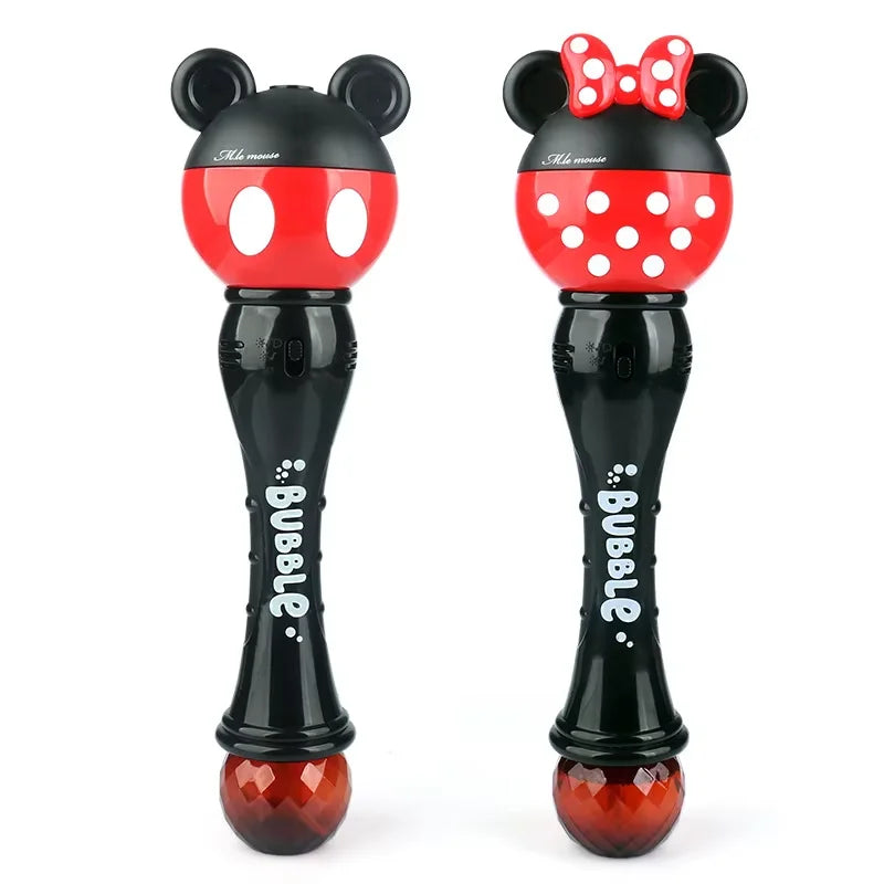 Mickey & Minnie Mouse Electric Bubble Wand Toy – Kids Outdoor Gift