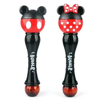 Mickey & Minnie Mouse Electric Bubble Wand Toy – Kids Outdoor Gift