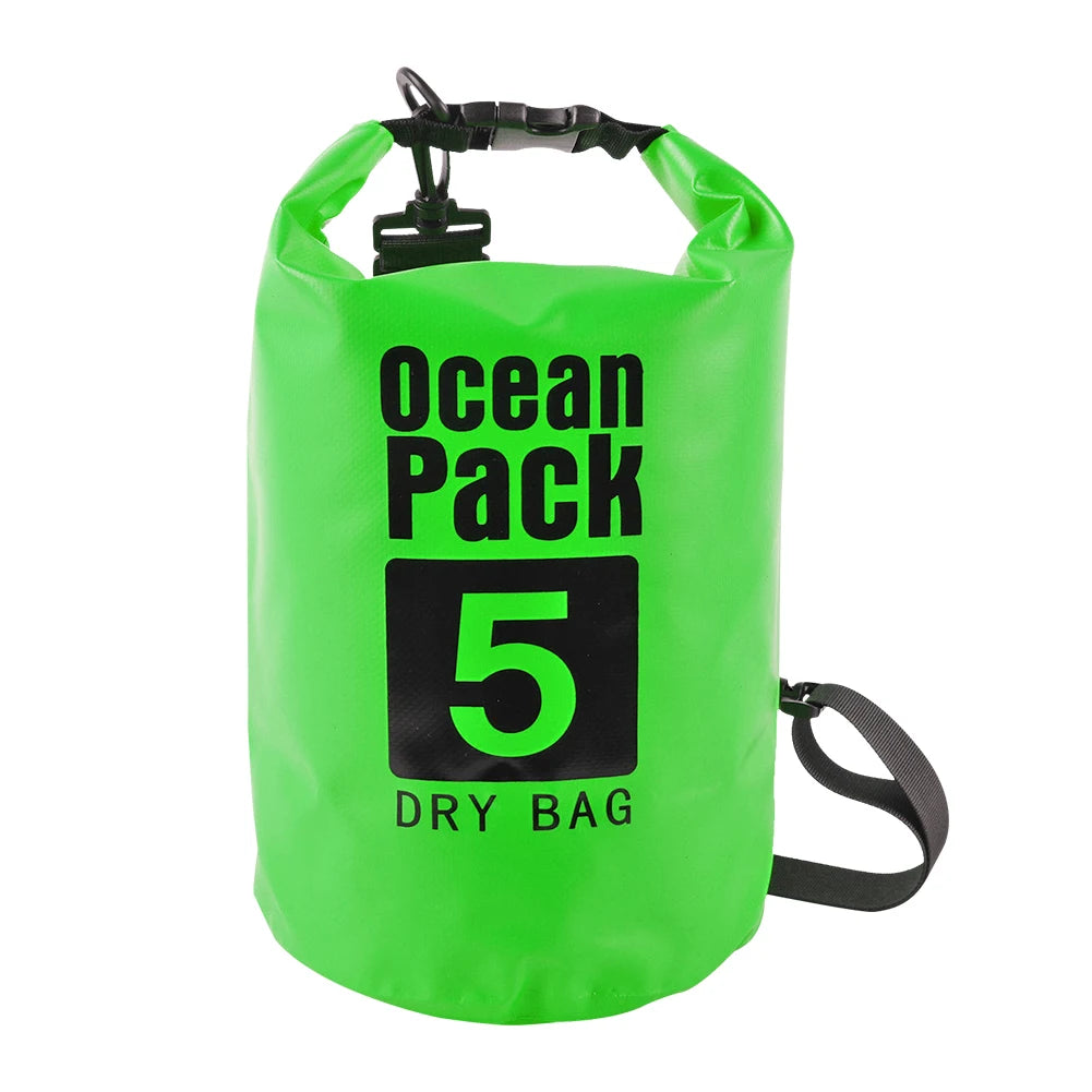 Waterproof Dry Bag – Foldable Roll-Top Pack 2L 3L 5L 10L 15L