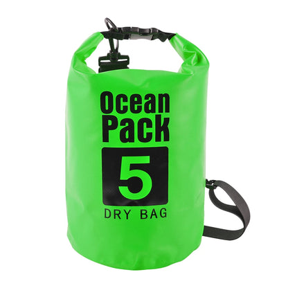 Waterproof Dry Bag – Foldable Roll-Top Pack 2L 3L 5L 10L 15L