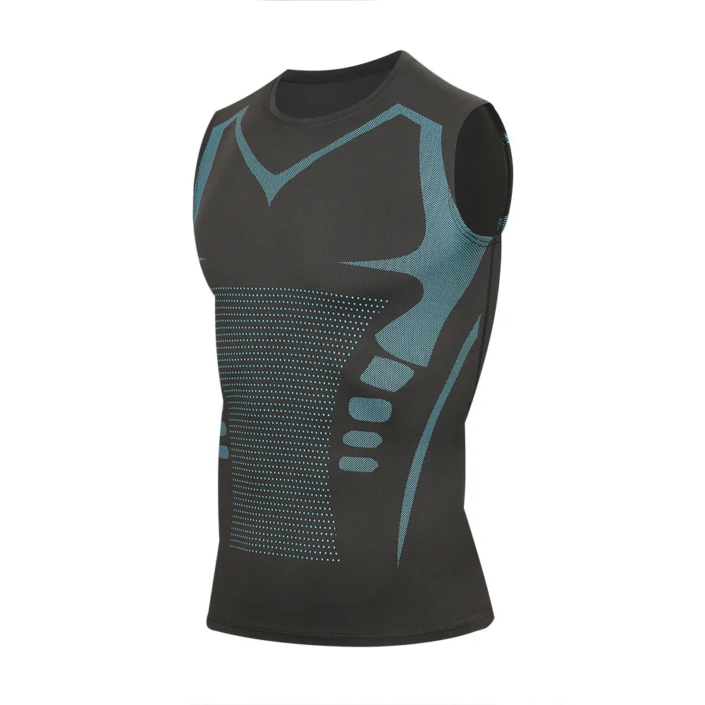 Men's Compression Tank Top – Quick-Dry Sleeveless Gym Vest