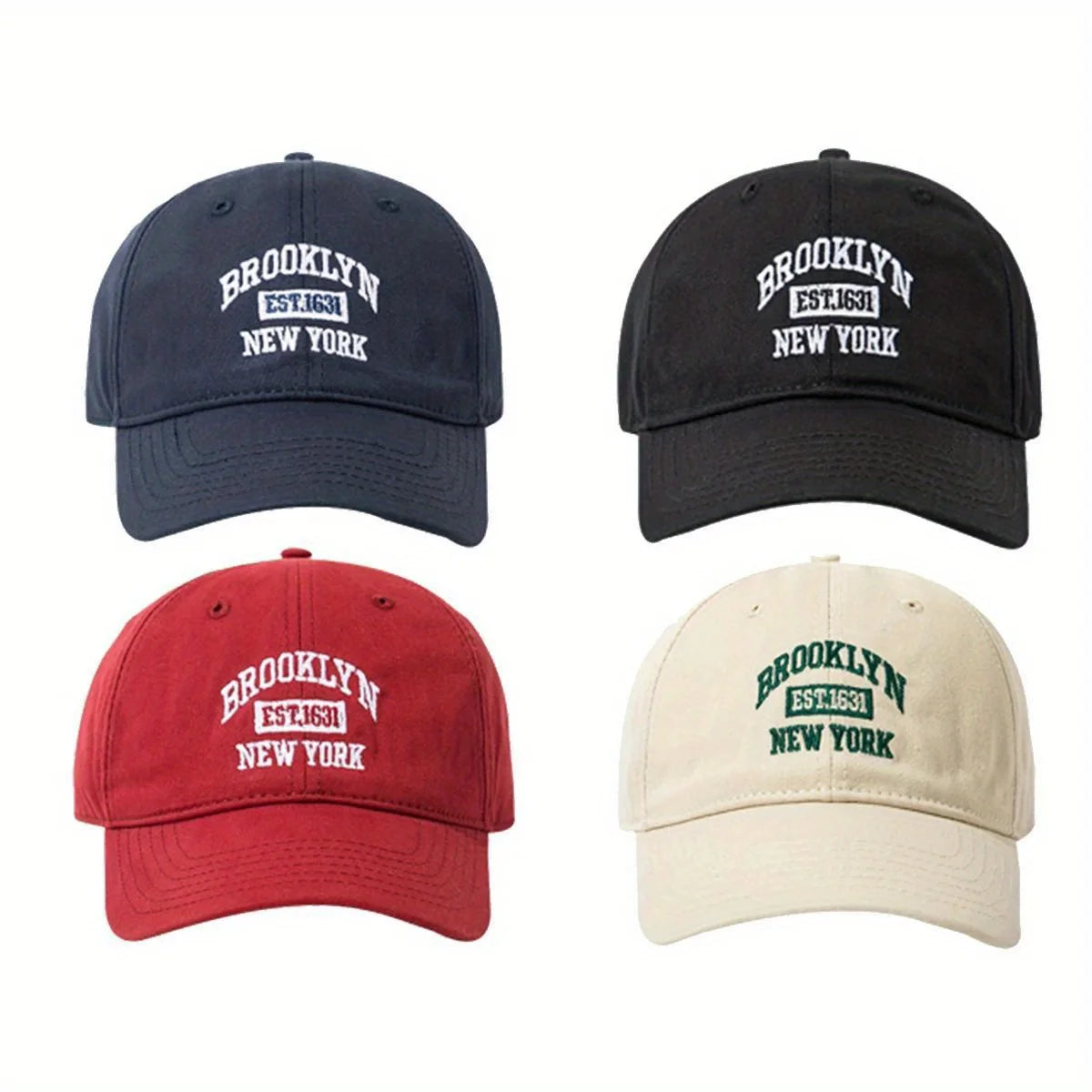 Brooklyn Snapback Baseball Cap – Embroidered Cotton Adjustable Hat