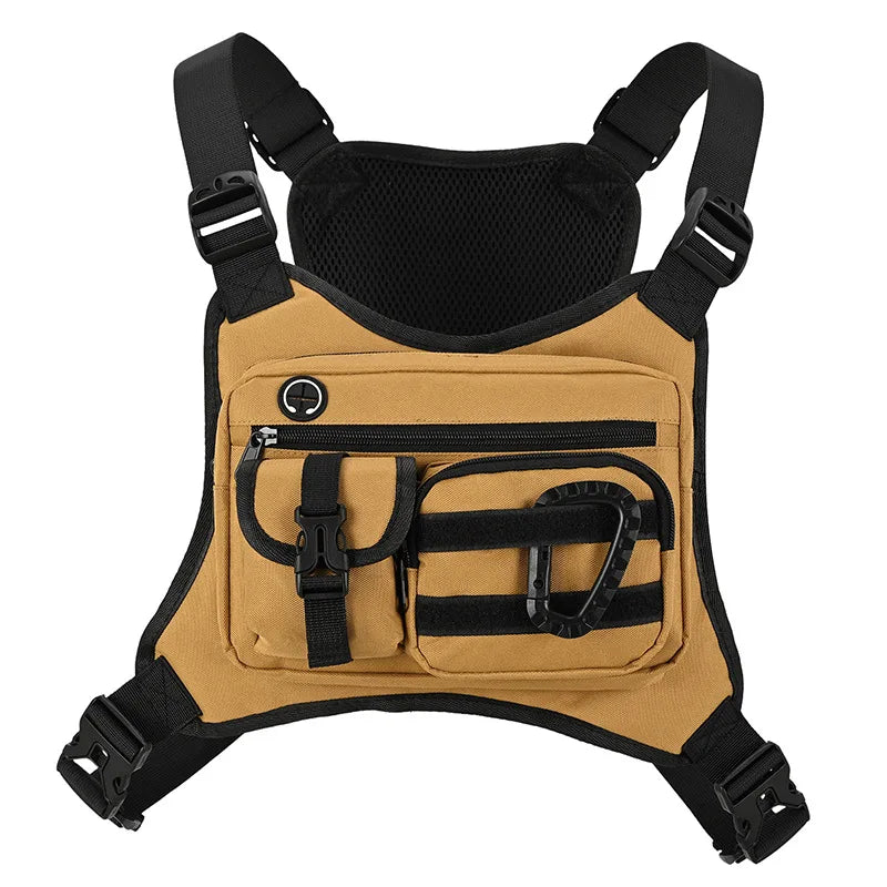 Tactical Chest Bag – Men's Outdoor Vest Rig with Multi-Pockets