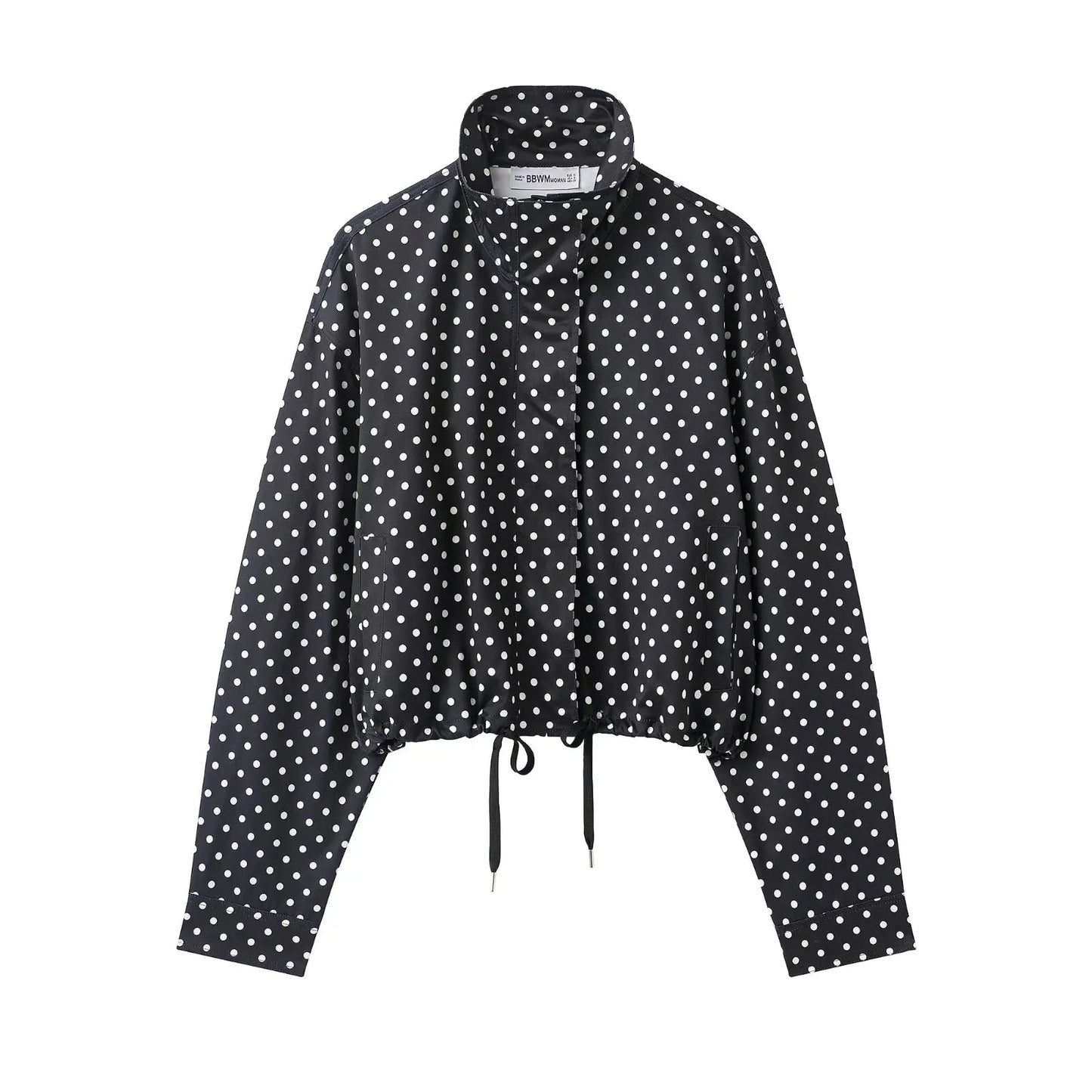 Women's Polka Dot Jacket & Shorts Set