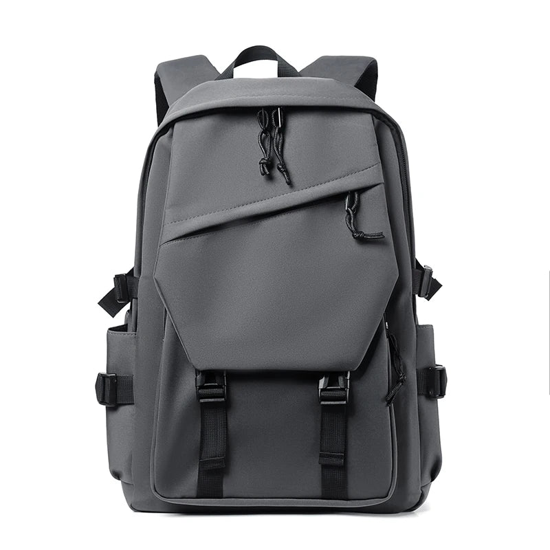 Travel Backpack 15" – Large Capacity Solid Color Daypack