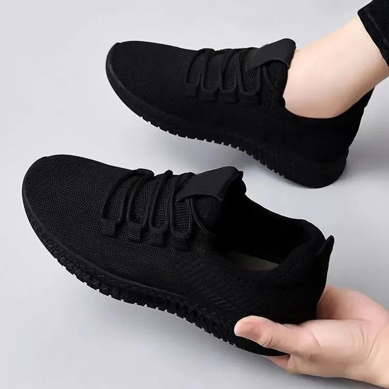 Platform Sneakers for Women – Breathable Non-Slip Casual Shoes